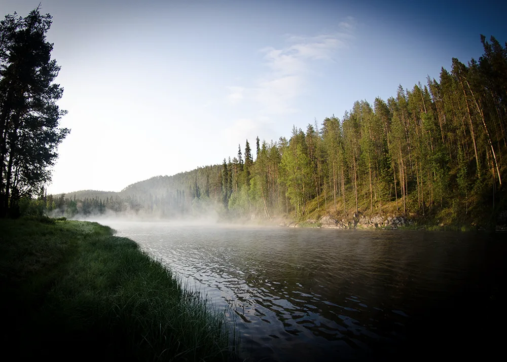 Landskapsbild från Kuusinkijoki kuntoon-projektet