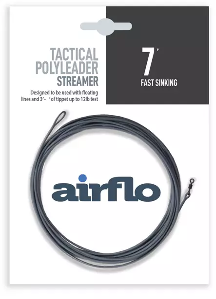 Airflo Tactical Polyleader 7' Streamer Super Fast Sink - Polyleader -tafsar - 614910109830 - 2