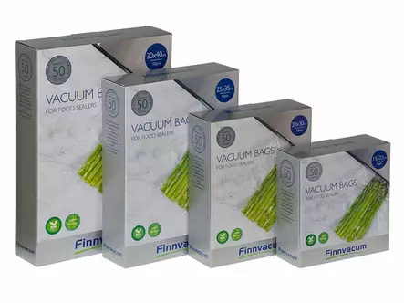 Finnvacum Uritettu Vakuumipussi PRO 50pcs - Vakuummaskiner och -tillbehör - 7340066115250 - 1