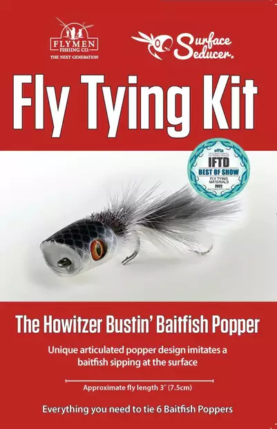 Flymen Fly Tying Kit Howitzer Popper - Bindsatser - 765855275170 - 1