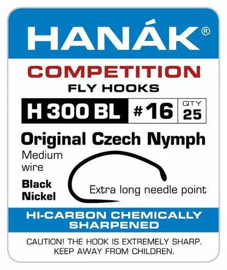 Hanak H300BL Original Czech Nymph - Hullinglösa - H300BL10 - 2