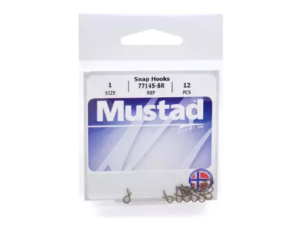 Mustad 77145-BR perholukko 25kpl - Lås & lekande - 7021560442430 - 2