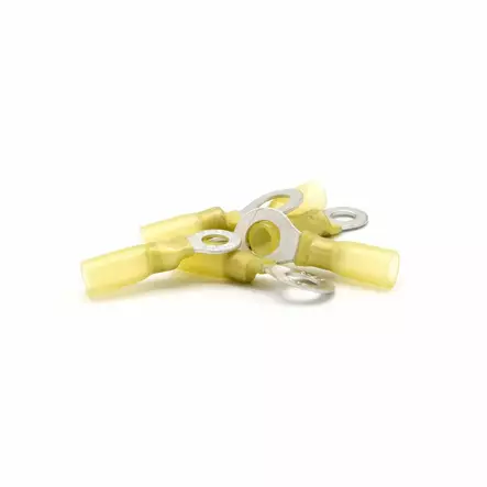 Oceanflex Heat Shrink Tubing ring terminal 4.0-6.0mm2 yellow 5.3mm 100 pcs - Kontakter och kablar - 7332467288640 - 1
