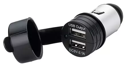 Osculati Double USB Plug - Batteri och elektriska tillbehör - 8033137057380 - 1