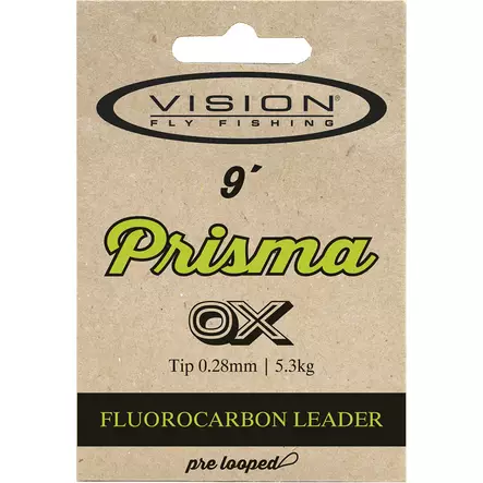 Vision Prisma Fluorocarbon Leader 9' - Taperade Fluorcarbon -tafsar - VPF0 - 1