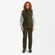 Deerhunter Lady Eagle Fleece Waistcoat Tarmac Green - Damjaktjackor - 5702827225400 - 5