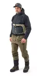Grundens Men's Boundary Zip Stockingfoot Wader Stone/Otter - Vadare - 7332525301090 - 3