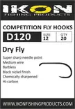 Ikon D120 Barbless Dry Fly - Hullinglösa - 6430077070110 - 1