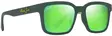 Maui Jim Opiopio AF - Matte Dark Green Frame with Maui Green Lens - Plastlinser - 603429079550 - 1