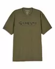 Simms Shroud Fill Logo T-Shirt Military Heather - T-shirts herr - 694264711750 - 1