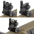 UTG Super Slim Rear Sight Manual Flip-up Tool-free Dual Aperture - Järnsikten för gevär - 4712274528390 - 3
