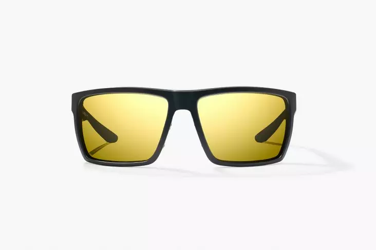 Bajio Stiltsville Black Matte Yellow Mirror Glass - Glaslinser - 840290928550 - 2