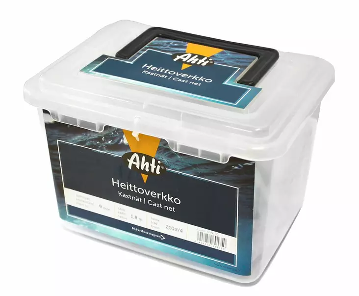 Ahti Heittoverkko 9mm lanka 1,8M säde - Nät - 6418252691350 - 1