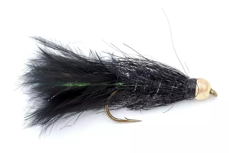 Black Leech Tungsten Beadhead - Streamers och leech - 8859202532190 - 1