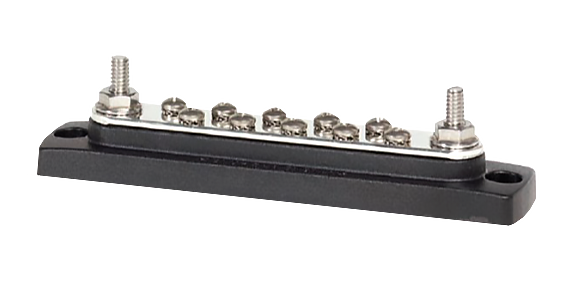 Blue Sea Systems BusBar 10 Gang Common Bus - Batteri och elektriska tillbehör - 632085023010 - 1