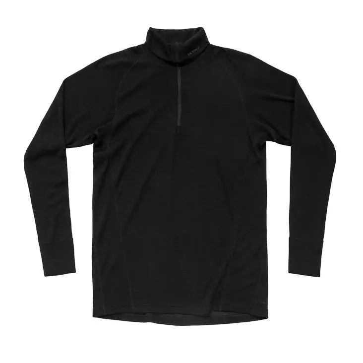 Devold Duo Active Merino 205 Zip Neck Men's Black - Undertröjor - 7028567648780 - 1