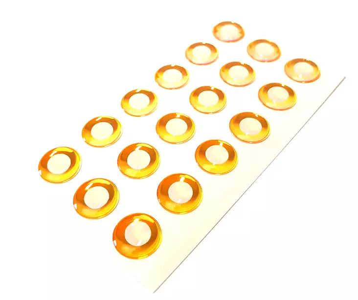 Fly-Dressing Epoxy Eyes 11mm -tarrasilmät - Klistermärkeögon - 402004000090 - 1