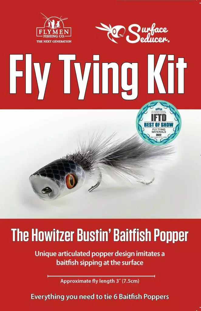 Flymen Fly Tying Kit Howitzer Popper - Bindsatser - 765855275170 - 1