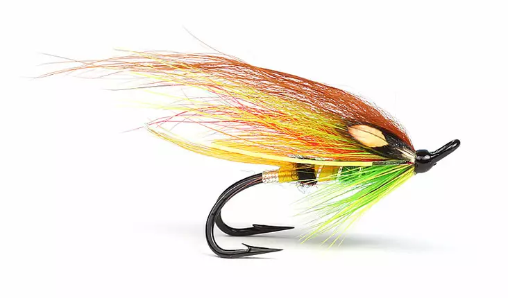 Green Highlander Double Hook Salmon Fly - Dubbelkrok - 7033840120600 - 1