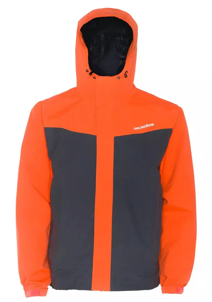 Grundens Full Share Jacket Orange Grey - Skaljackor herrar - 7332525246940 - 1