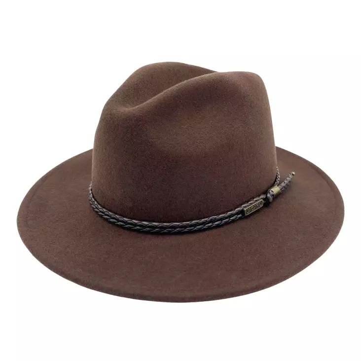 Jacaru Outback Fedora Hat Brown - Kepsar och mössor - 9331670297690 - 1
