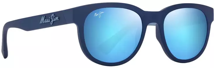 Maui Jim Maoli - Matte Dark Blue Frame with Blue Hawaii Lens - Plastlinser - 603429079840 - 1