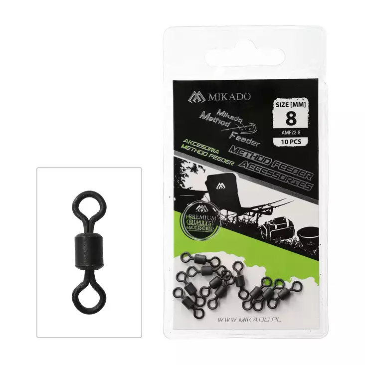Mikado Method Feeder Swivel #8 - Lekande & snabbkopplingar - 5900637058120 - 1