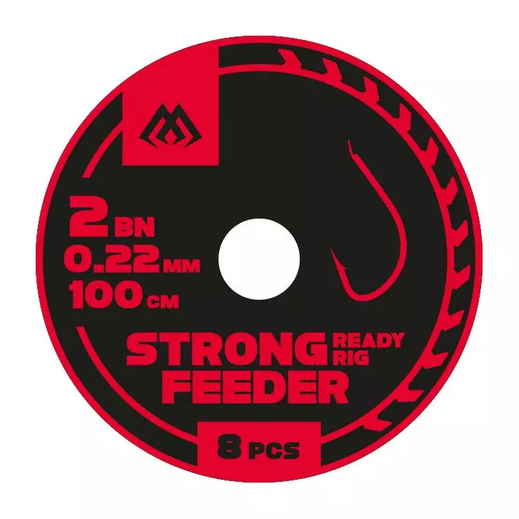 Mikado Strong Feeder Ready Rig 100cm #10 - Färdigknutna krokar - 5900637110460 - 1