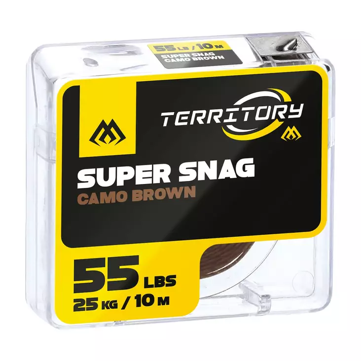 Mikado Super Snag 10m Camo Brown - Obelagt flätat tafsmaterial - 5900637103820 - 1