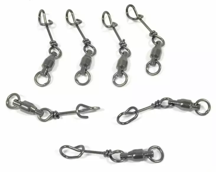 Mustad Fastach Clip BB #2 7kpl - Lås & lekande - 023534424210 - 1