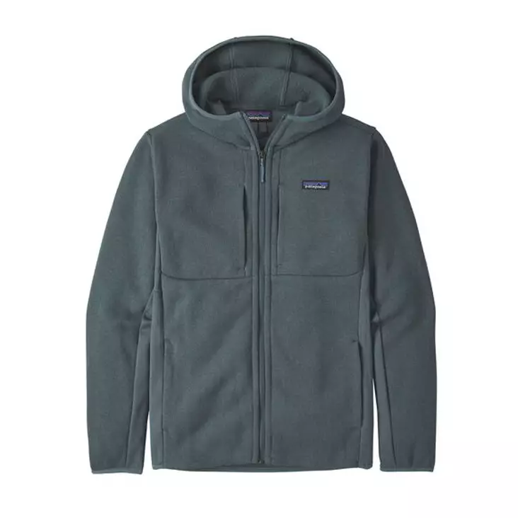 Patagonia M's Lightweight Better Sweater Hoody Plume Grey - Mellanjackor - 194187808020 - 1