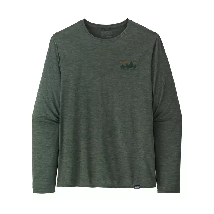 Patagonia M's LS Cap Cool Daily Graphic Shirt Pinyon Green - Skjortor - 195699198210 - 1