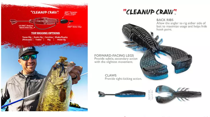 Rapala Crushcity CleanUp Craw 3.5" - Krabbjiggar och insektsimitationer - 2209202310 - 2