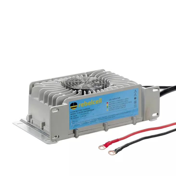 Rebelcell Charger12.6V/35A waterproof - Batteriladdare - 7106623685990 - 1