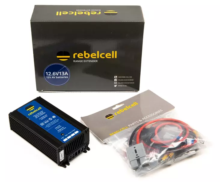 Rebelcell Range Extender 12.6V/13A - Batteriladdare - 7106623691700 - 4