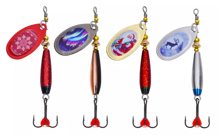 Santa Lures Spinner Assortment 4pcs - Betessortimenter - 6417512544610 - 1