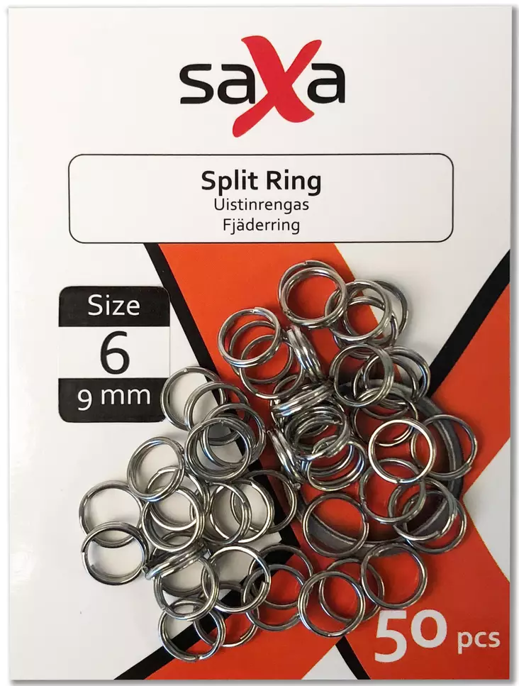 Saxa Split Ring 50pcs - Split rings - splitring250 - 1