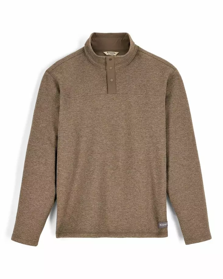 Simms Harbour Sweater Sturgeon Heather - Skjortor - 694264698280 - 2