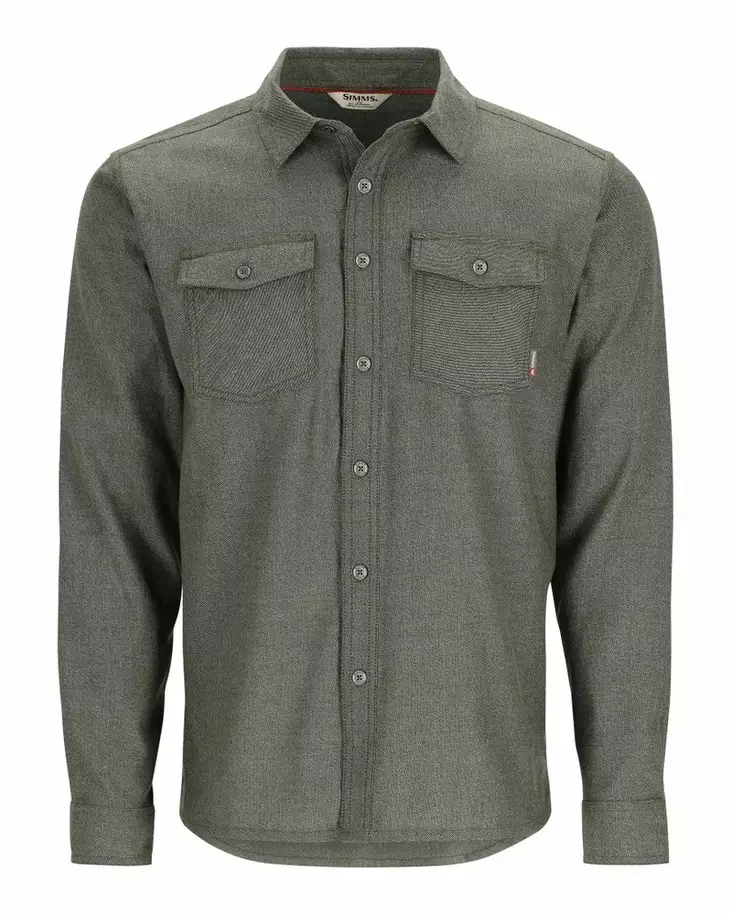 Simms Shoal Flannel Shirt Riffle Green - Skjortor - 694264627570 - 2