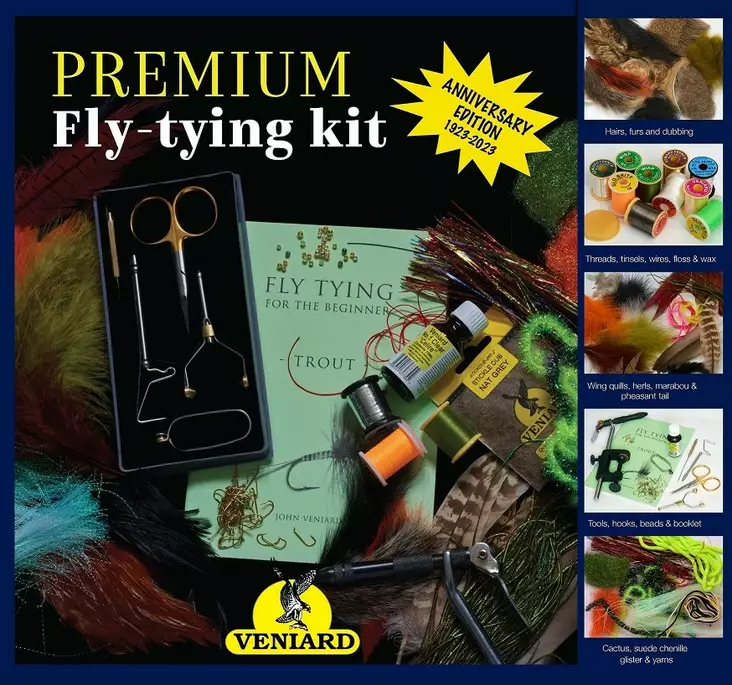 Veniard Premium Anniversary Fly-Tying Kit - Bindsatser - 5056304631100 - 3