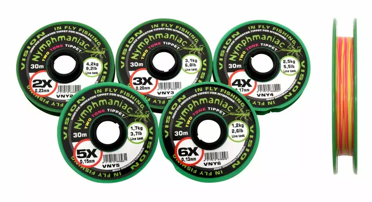 Vision Nymphmaniac Two Tone Tippet - Nappindikatorer - 6417512838900 - 1