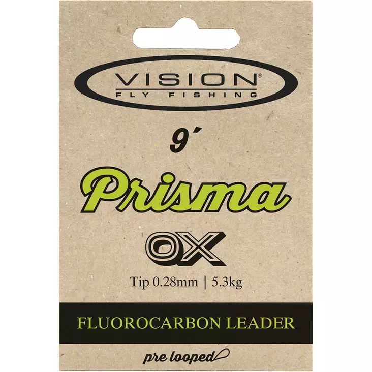 Vision Prisma Fluorocarbon Leader 9' - Taperade Fluorcarbon -tafsar - 6417512826358 - 1