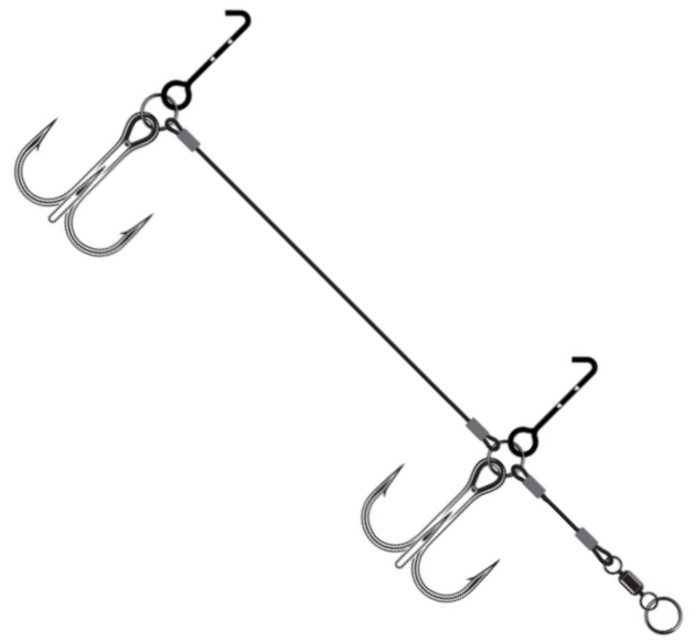 VMC Pike Rig Stinger 1kpl - Shallow rigger oc tillbehör - 3359228765060 - 1