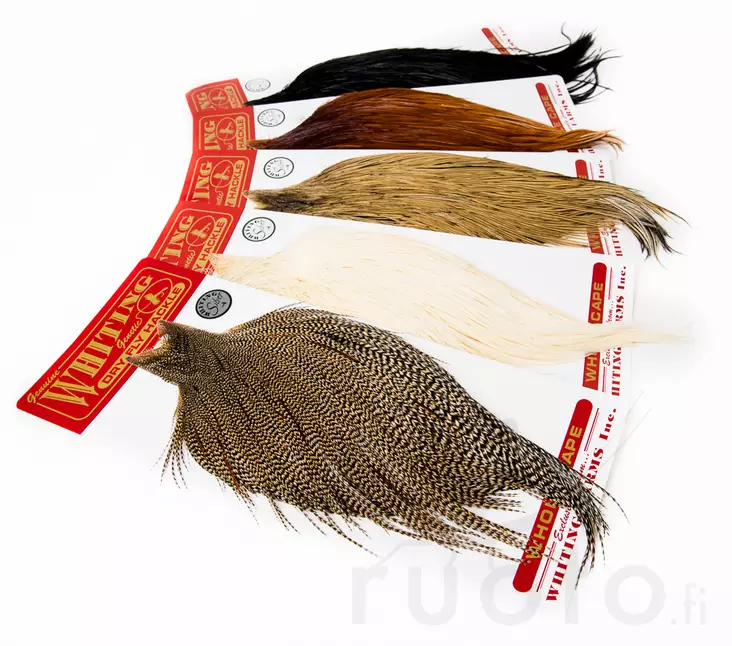 Whiting Dry Fly Cape Silver Grade - Torrflugnacker och -saddlar - 403501000020 - 1