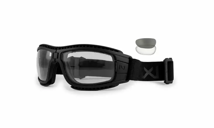 Wiley X WX Lynx Grey & Clear - Matte Black - Skytteglas - 712316022880 - 1