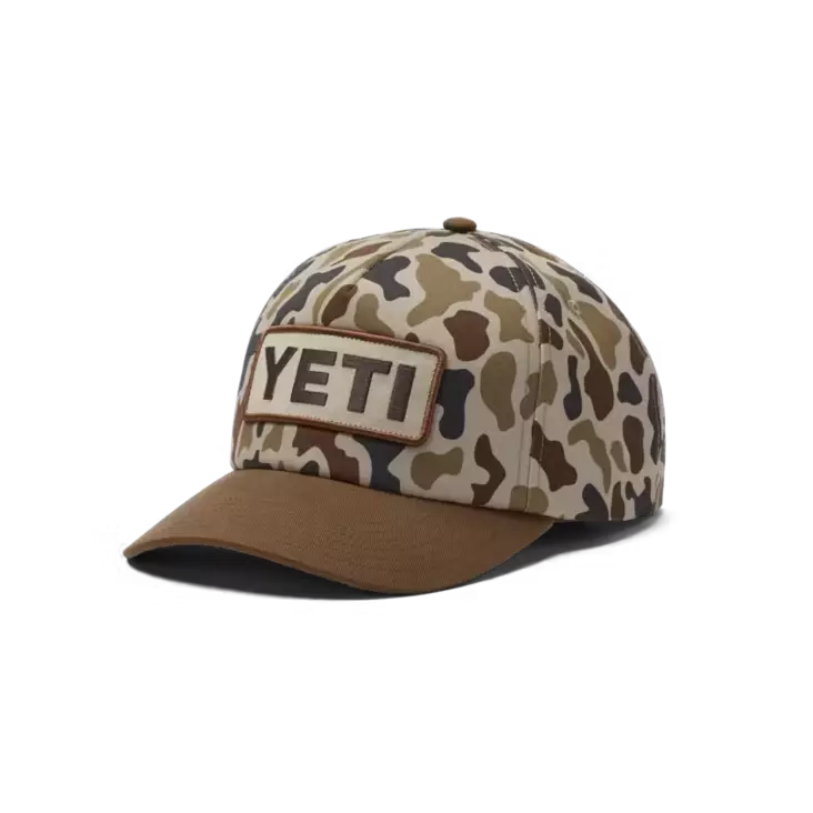Yeti Logo Camo Snapback - Truckers - 888830394380 - 1