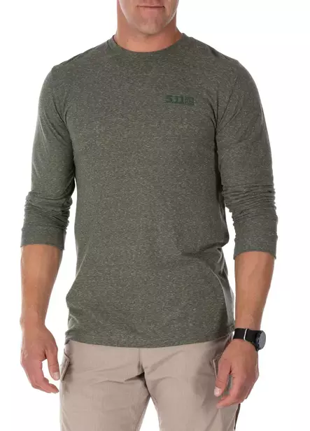 5.11 Triblend Legacy L/S Tee Green - Taktiska tröjor - 888579358391 - 2