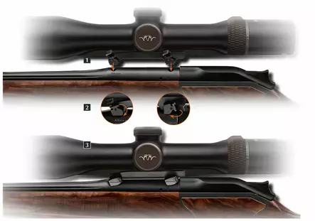 Blaser Saddle Mount SR Rail Low - Snabbfötter - 623000001 - 3