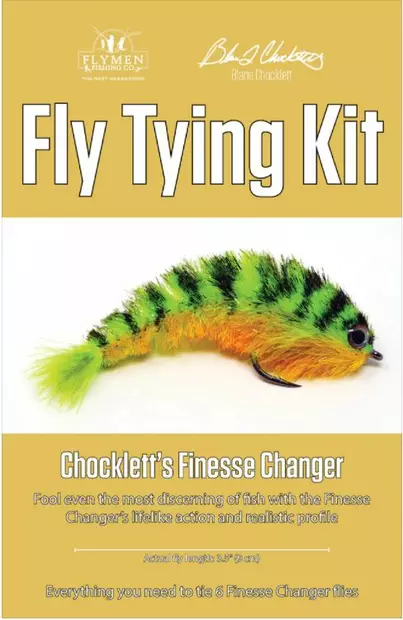 Flymen Fly Tying Kit Chocklett's Finesse Gamechanger - Bindsatser - 721093858711 - 4