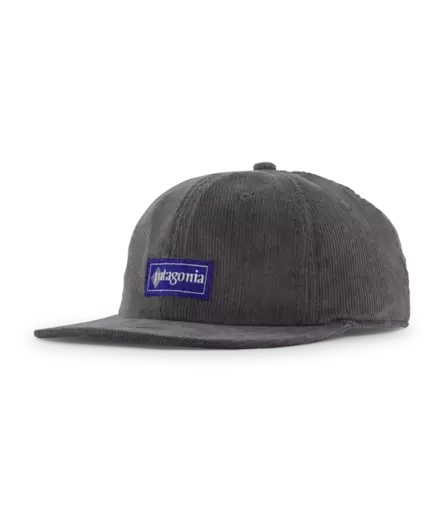 Patagonia Corduroy Cap Hut Tripper Label Forge Grey - Övriga huvudbonader - 199346177481 - 1
